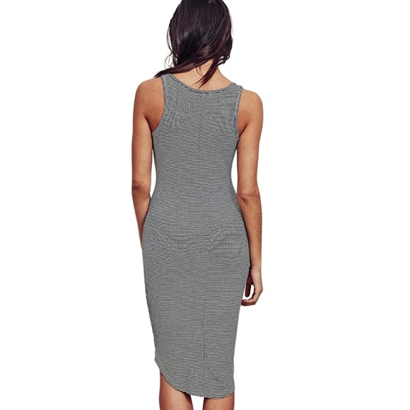 Streetwear Sxciety - Striped MIDI Dress - Picture 3 of 5